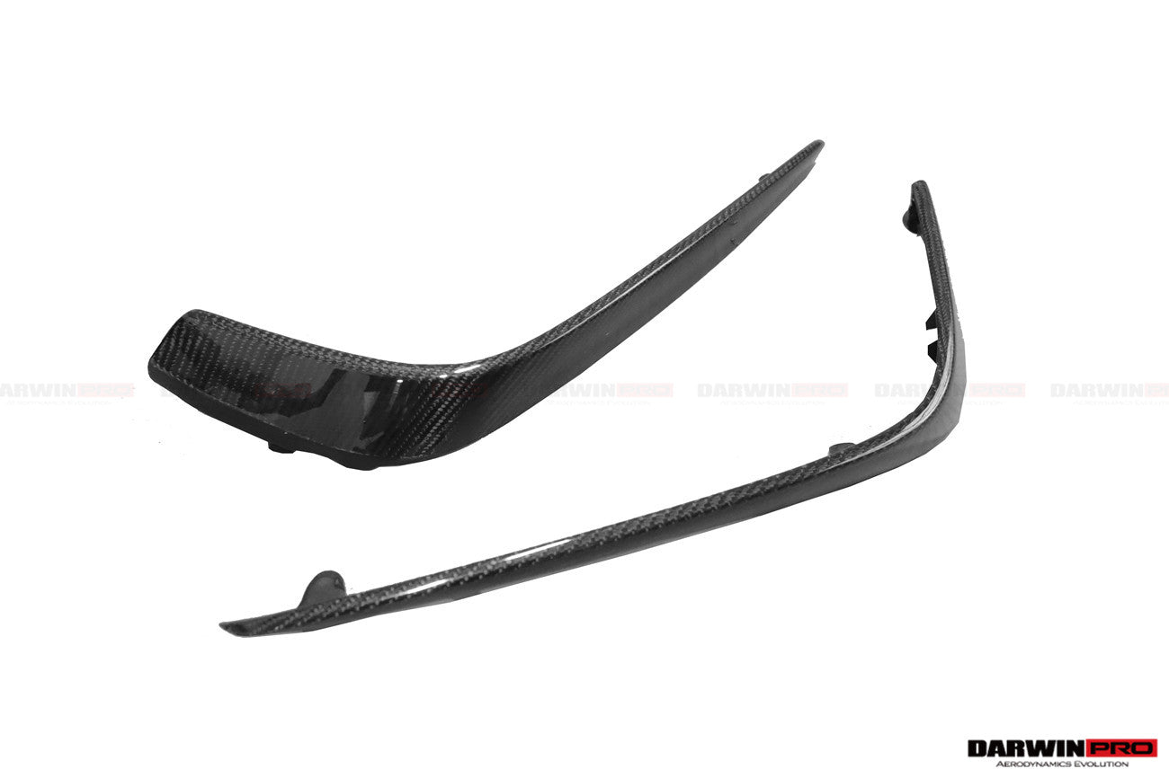 2015 - 2021 Mercedes Benz W205 C63&S AMG Carbon Fiber Front Canards